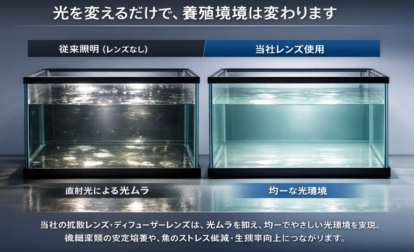 養殖の未来を「光」で変える「均一光環境用フィルム」という選択肢